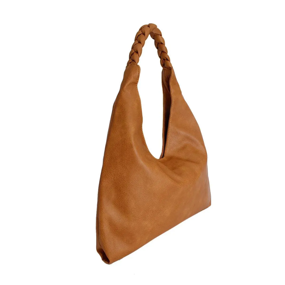 Stylish Brown Vegan Leather Hobo Bag: Perfect Mix of Fashion and Function for Everyday Use