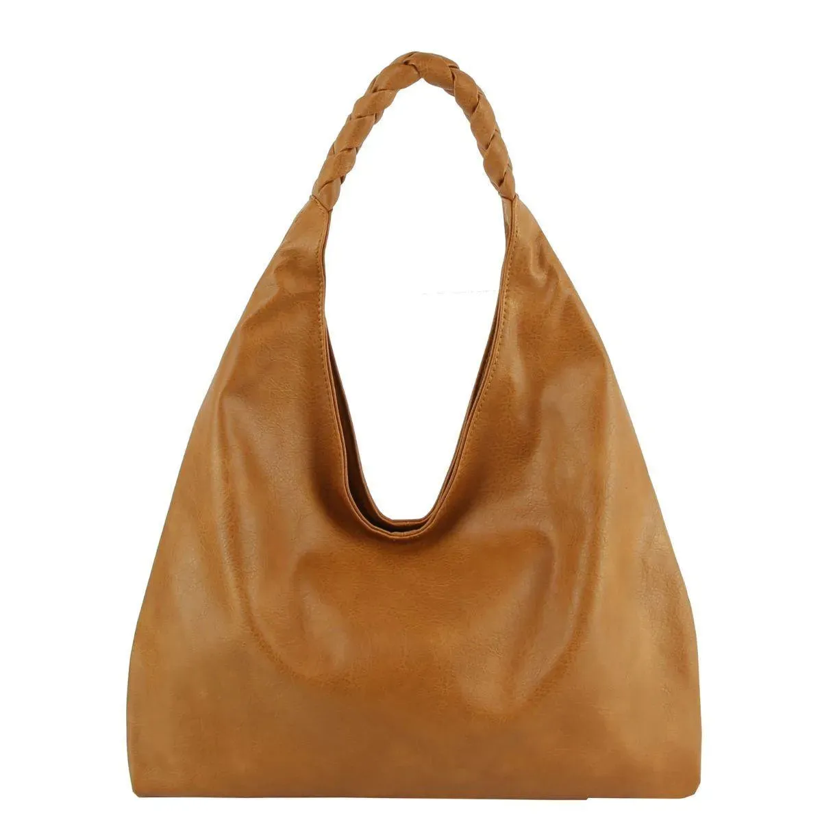 Stylish Brown Vegan Leather Hobo Bag: Perfect Mix of Fashion and Function for Everyday Use
