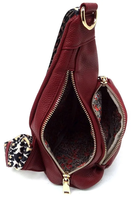 TEEK - Leopard Strap Sling Backpack