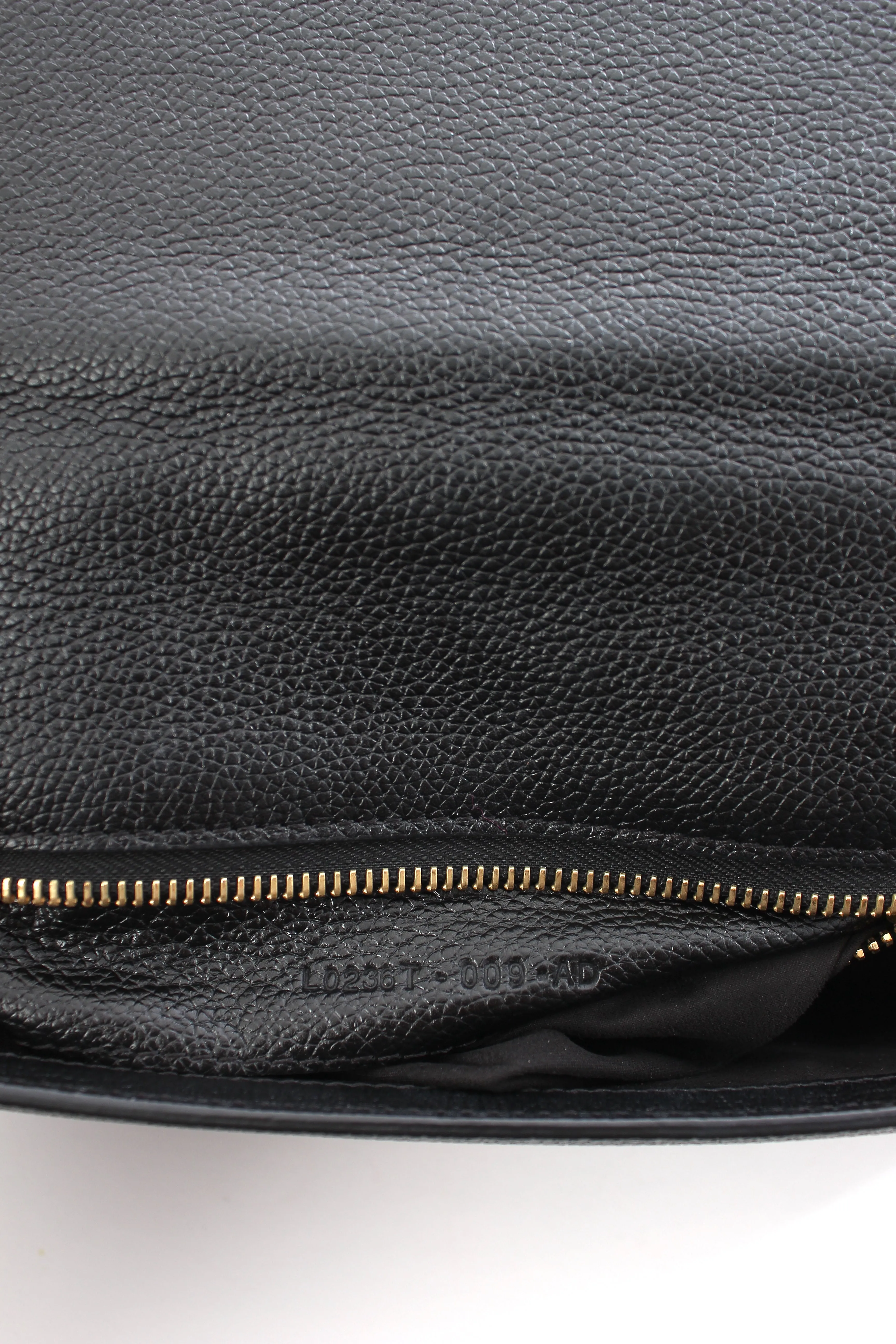 Tom Ford Zip Leather Flap Clutch Bag