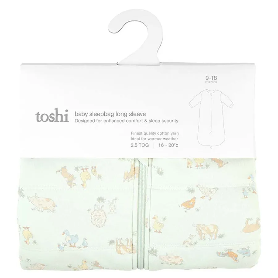 Toshi Baby Sleep Bag Classic Long Sleeve 2.5 TOG - Country Bumpkins