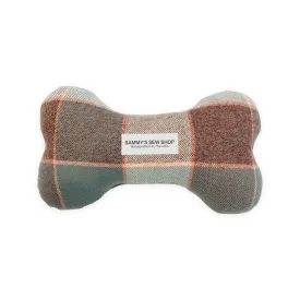 Vail Flannel Dog Bone Squeaky Toy