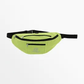 WAIST PACK WITH ZIPPERED POCKED, AND REFLECTIVE ACCENTS